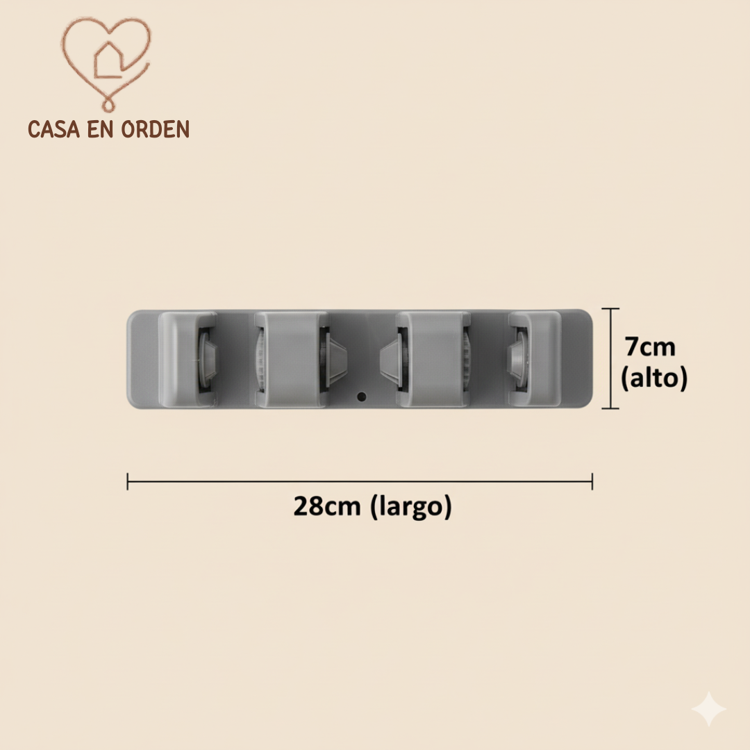 Escobero Soporte Porta Elementos