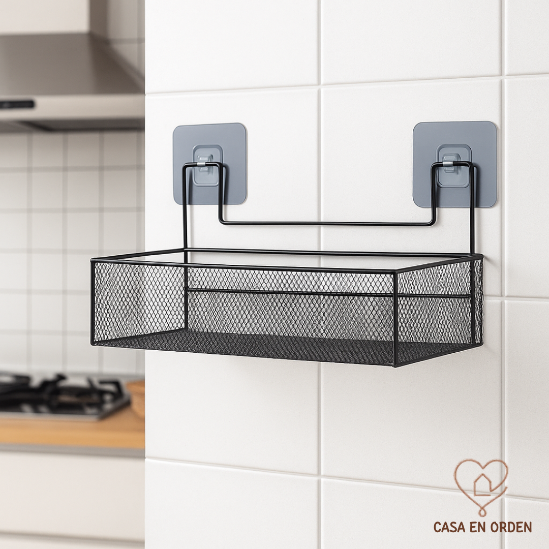 Estante autoadhesivo de baño