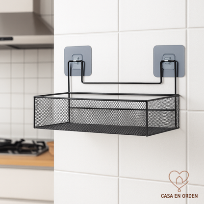 Estante autoadhesivo de baño