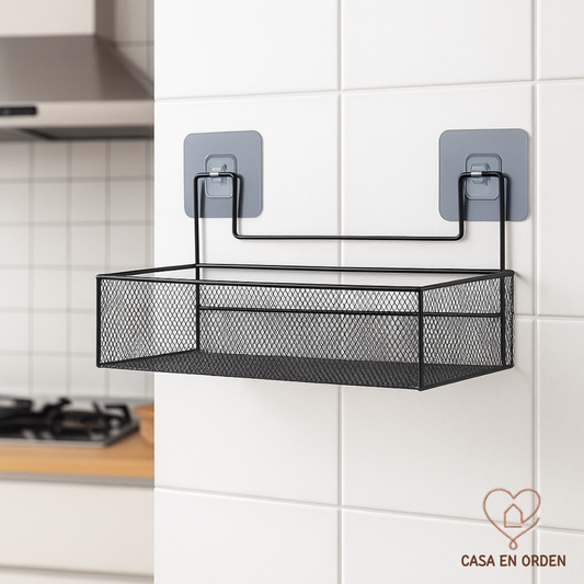 Estante autoadhesivo de baño