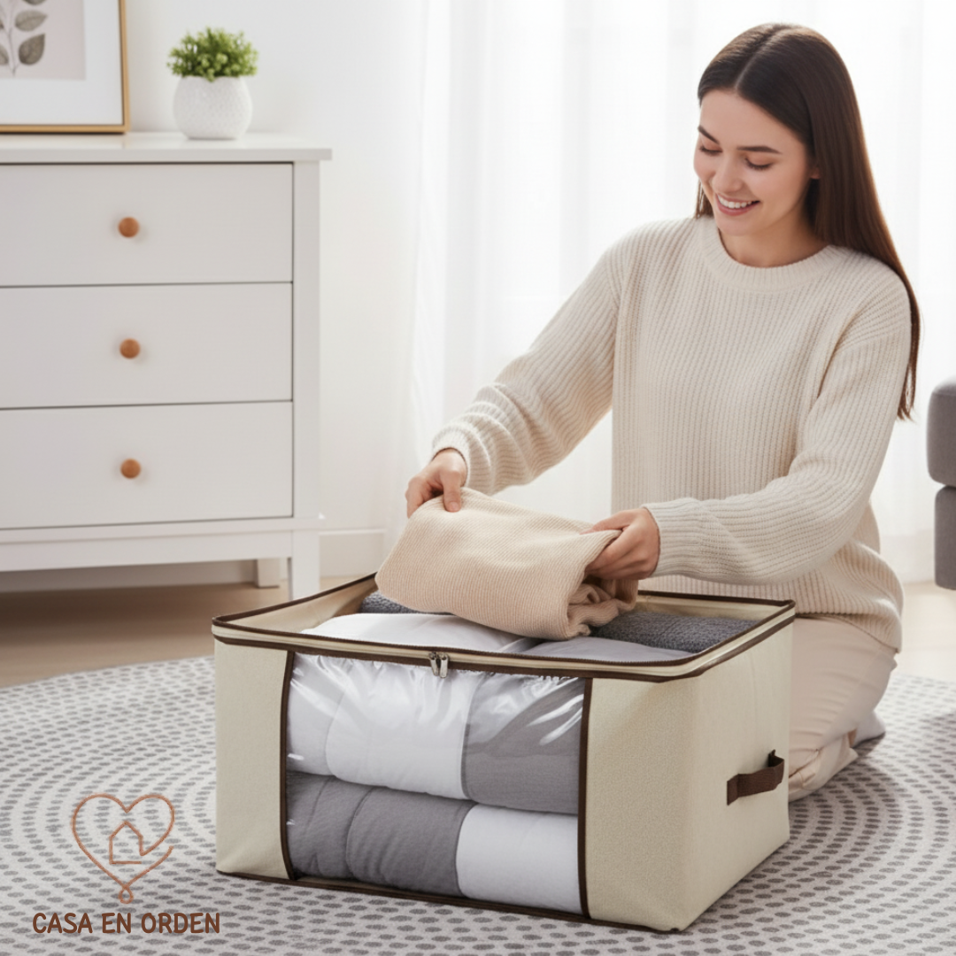 Caja Rectangular Con Cierre Plegable