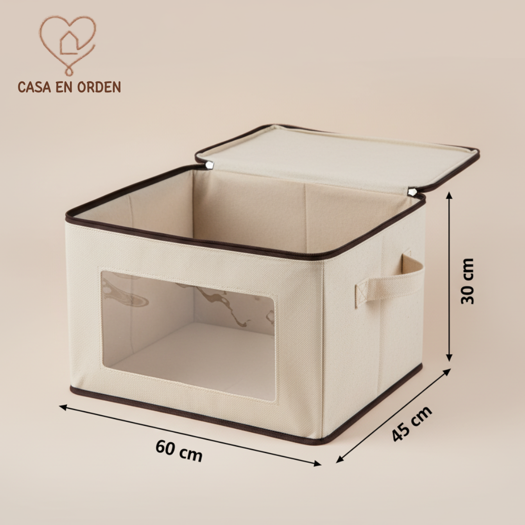 Caja Rectangular Con Cierre Plegable