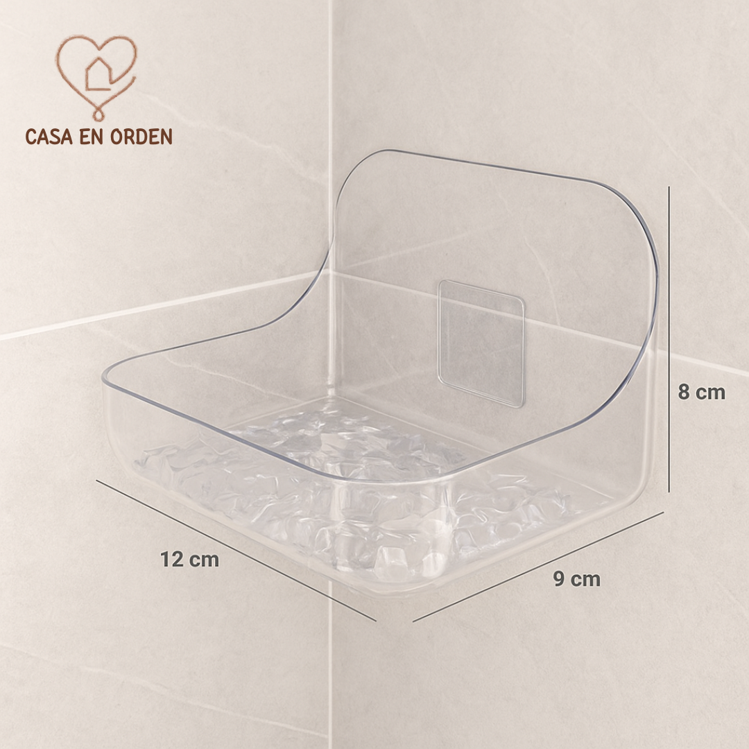 Esquinero de Ducha Con Autoadhesivo