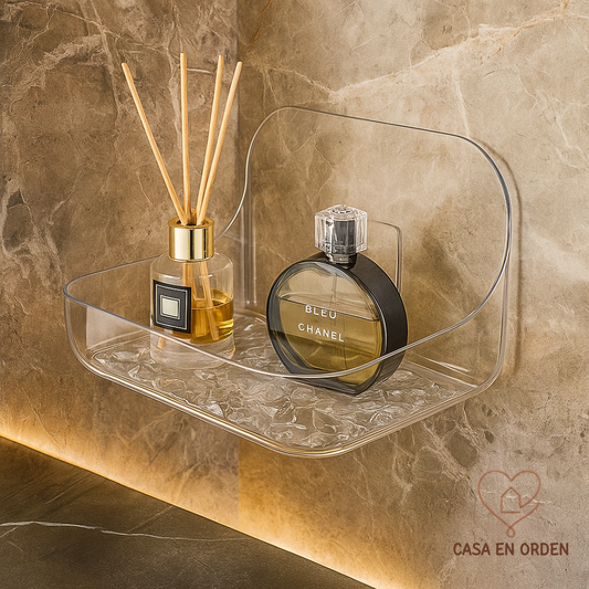 Esquinero de Ducha Con Autoadhesivo