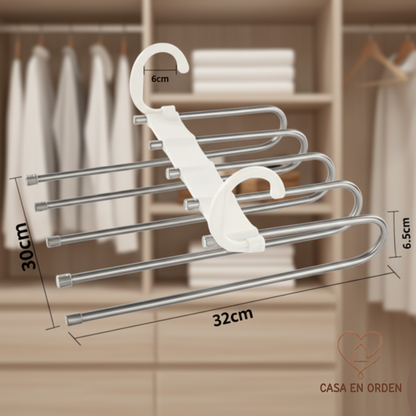 Percha extensible pantalonera Metalica