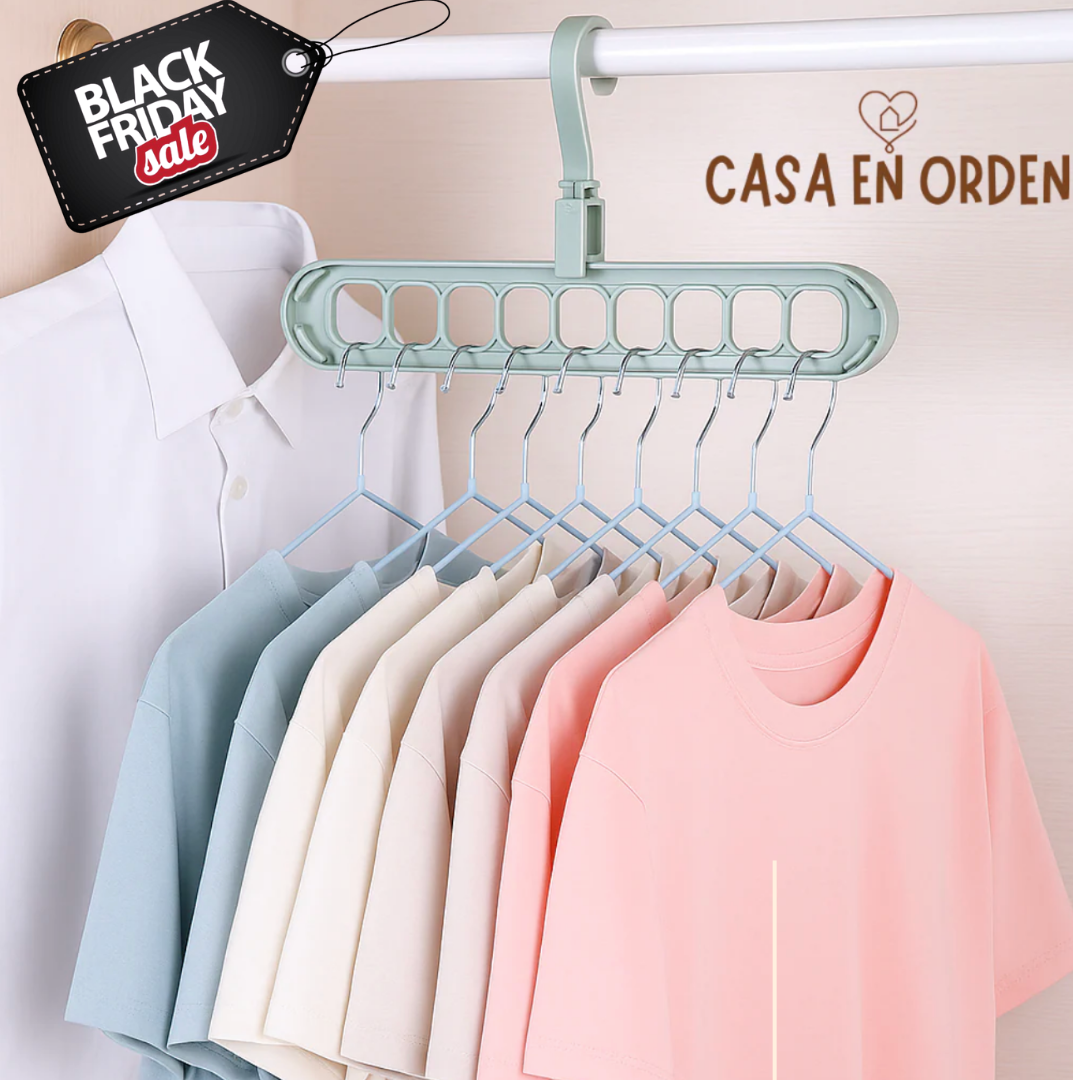 3x1! Perchas Multifuncionales Resistentes