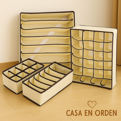 KIT 4 en 1 Organizador + 3 perchas multifuncionales