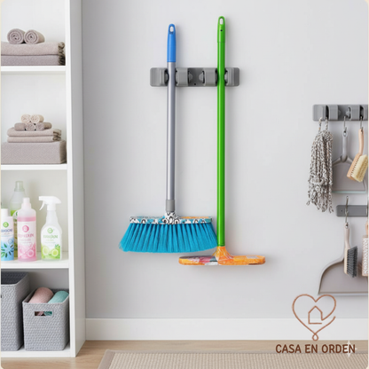 Escobero Soporte Porta Elementos