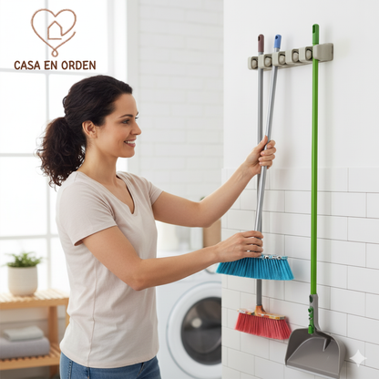 Escobero Soporte Porta Elementos