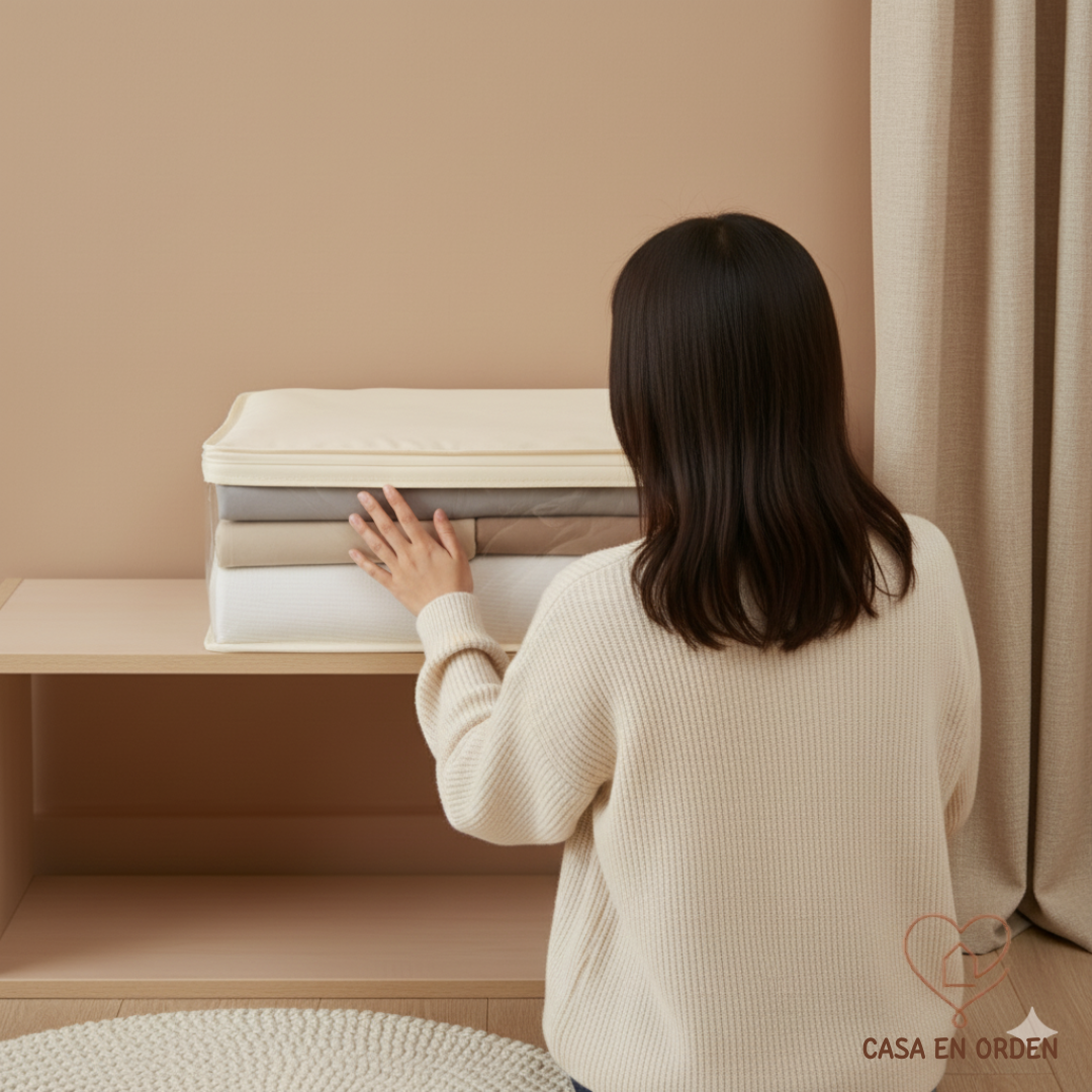 Funda Organizadora para Frazada Con Visor