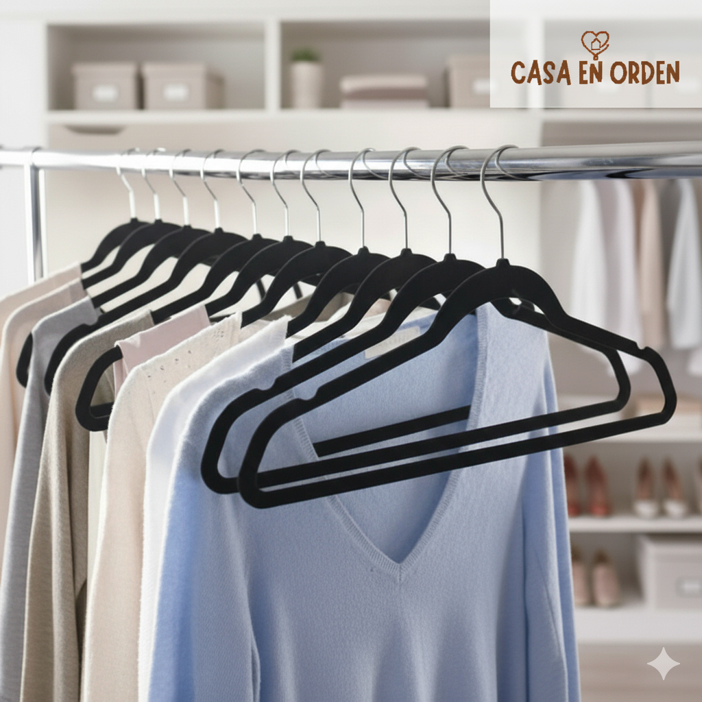 3X1 perchas aterciopeladas