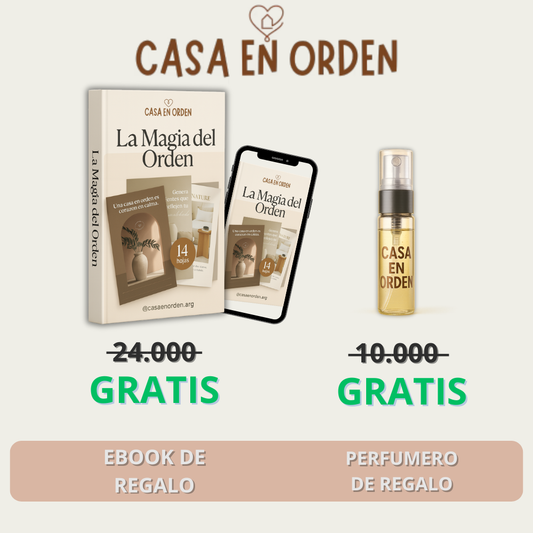 EBOOK "La Magia del orden" + Perfumero CASALOVERS